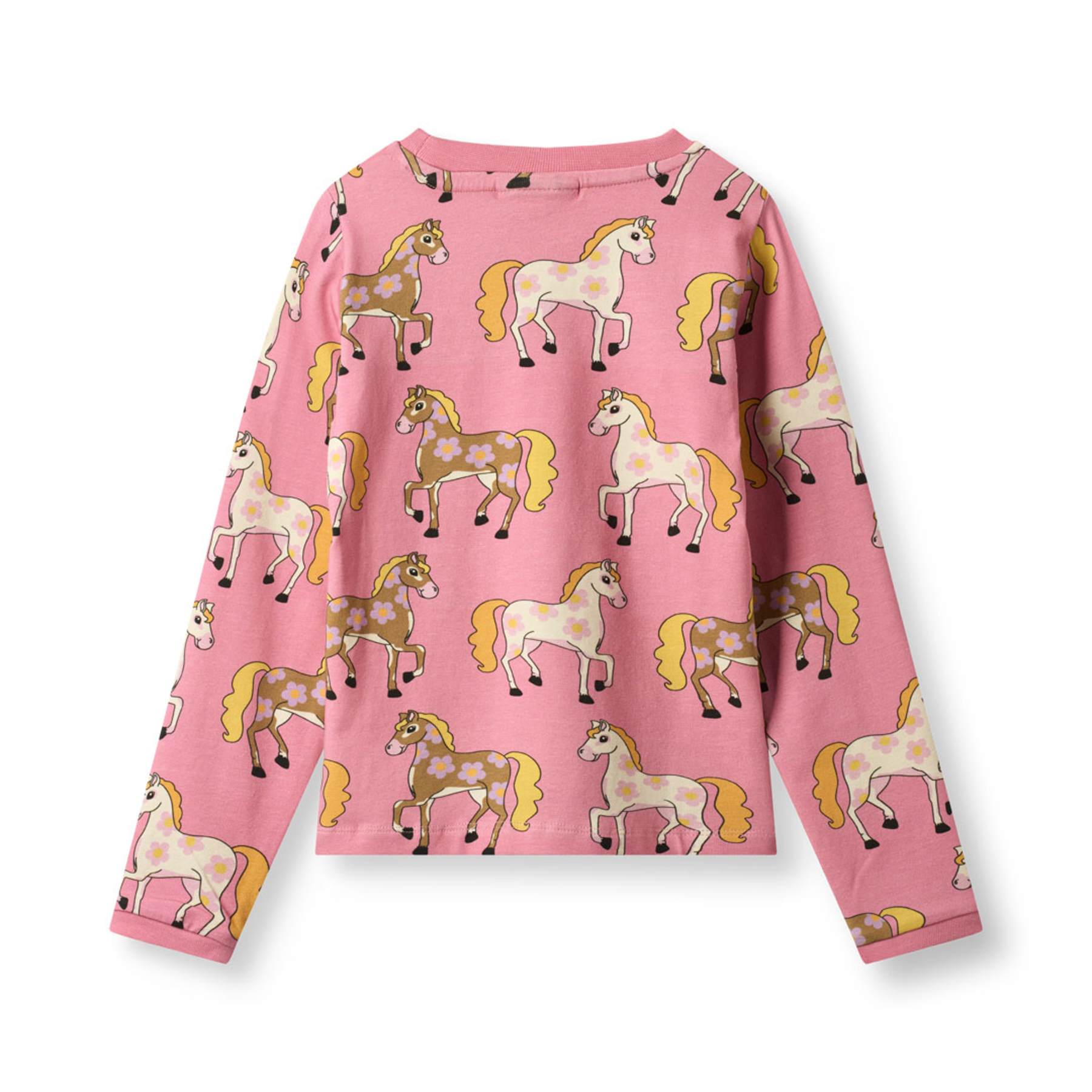 Longsleeve / Elstar long-sleeved top with horses - Småfolk