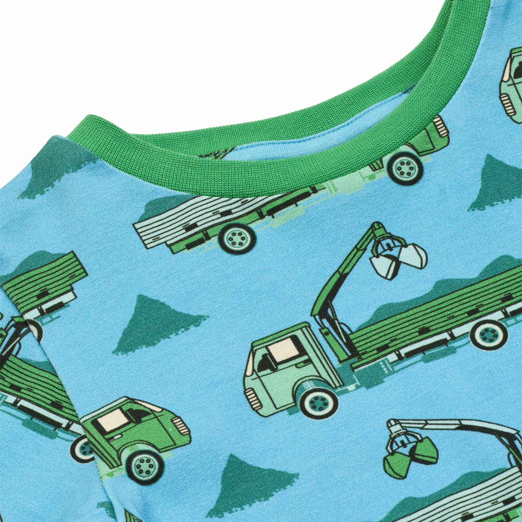 Longsleeve / Elstar long-sleeved top with trucks - Småfolk