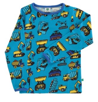 Longsleeve with Mashines Blue Atoll - Småfolk