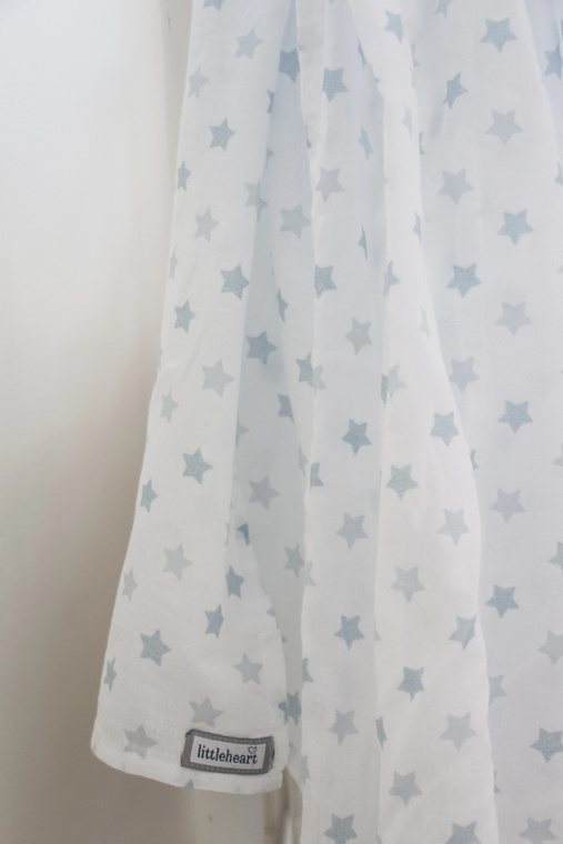Hydrofiele doek Little Star Blue – Littleheart