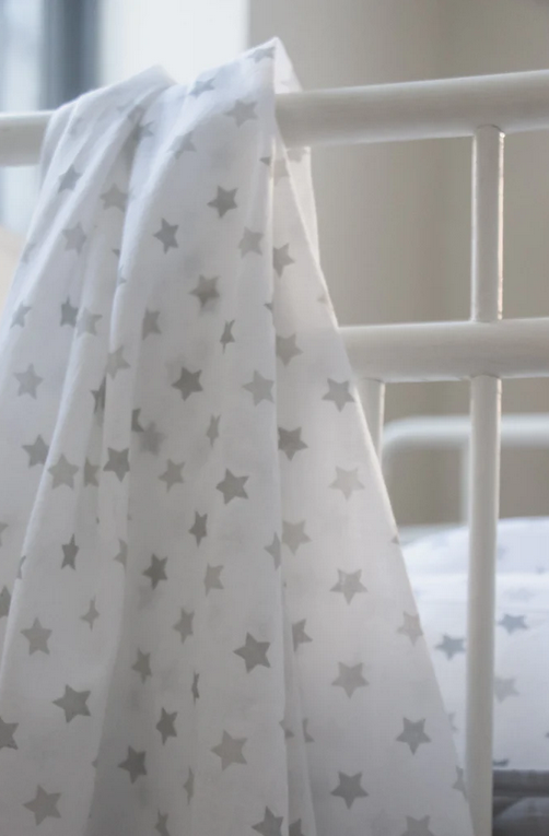 Hydrofiele doek Little Star Grey – Littleheart