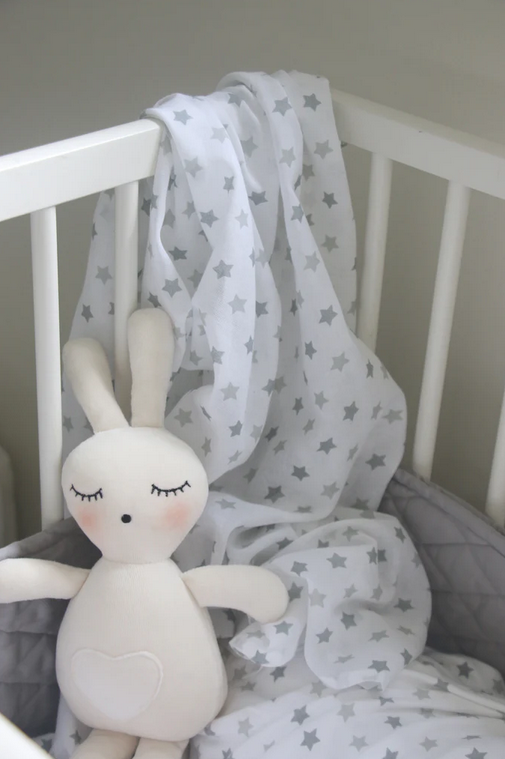 Hydrofiele doek Little Star Grey – Littleheart