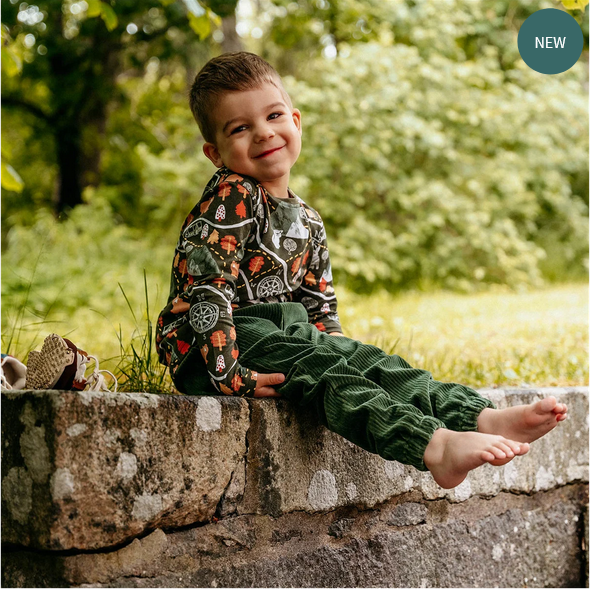 Broek Merri Pants Dark green – Ma-ia Family
