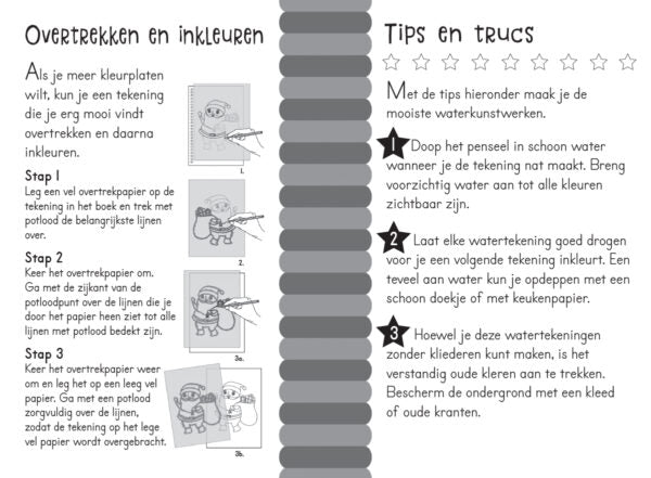 Magisch waterkleurboek Kerstmis - Lantaarn Publishers