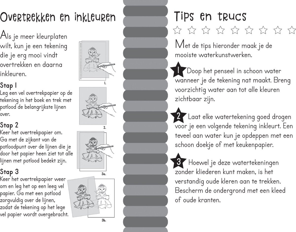 Magisch waterkleurboek Prinsessen - Lantaarn Publishers