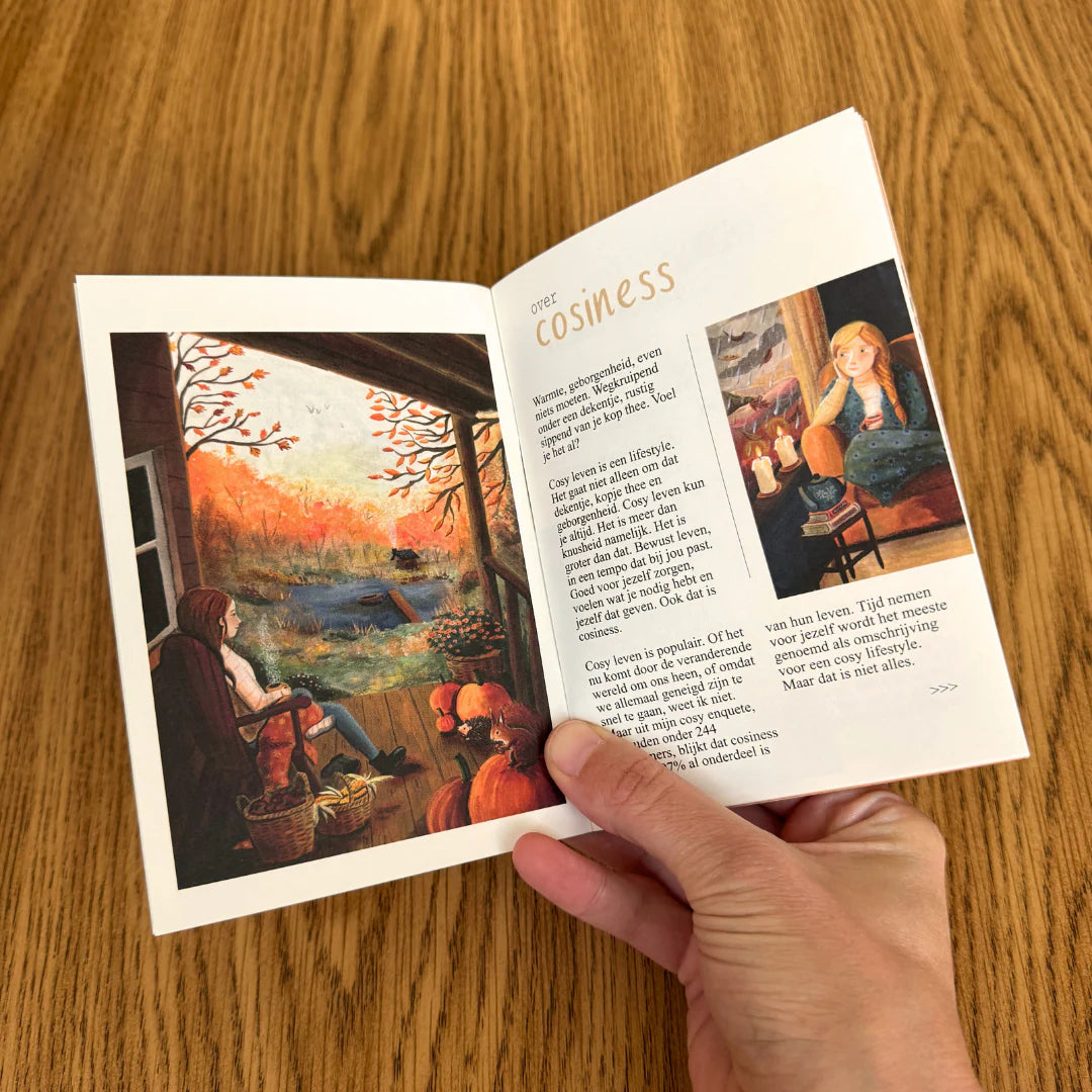 Mini magazine #1 Cosy Leven - Illustrator under a Blankie