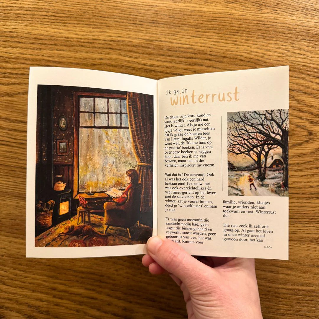 Mini magazine #2 Winterrust - Illustrator under a Blankie