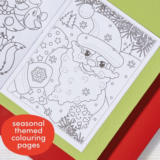 Mini Christmas Colouring Book - Twiddlers