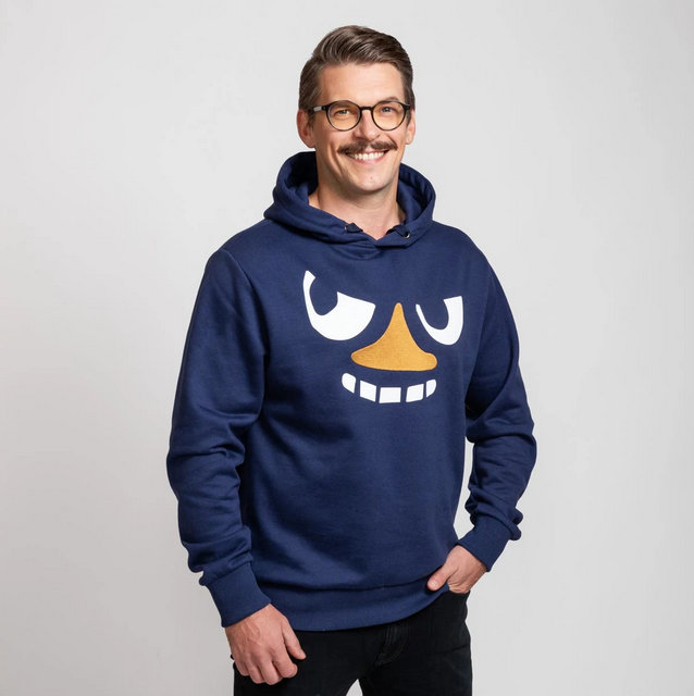 Adult Kaino Hoodie Stinky dark blue - Unisex – Moomin