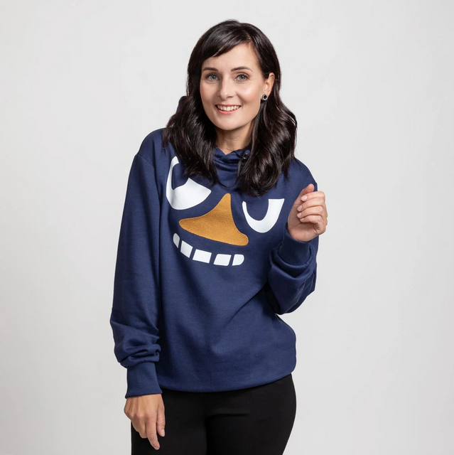 Adult Kaino Hoodie Stinky dark blue - Unisex – Moomin