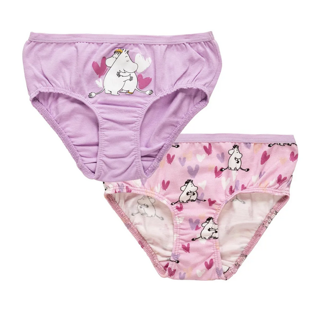 Hipster Love Briefs 2-pack lilac – Moomin