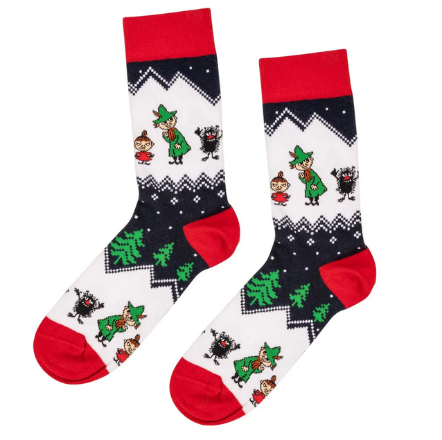 Sokken Kids & Adult Range Socks Blue – Moomin