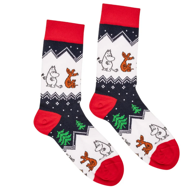 Sokken Kids & Adult Range Socks Blue – Moomin