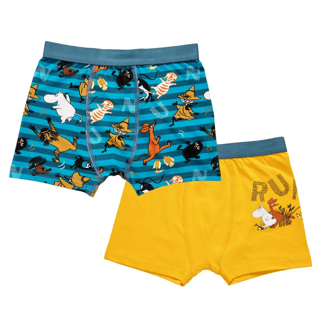 Boxershorts Speed Boxers 2-Pack Blue – Moomin