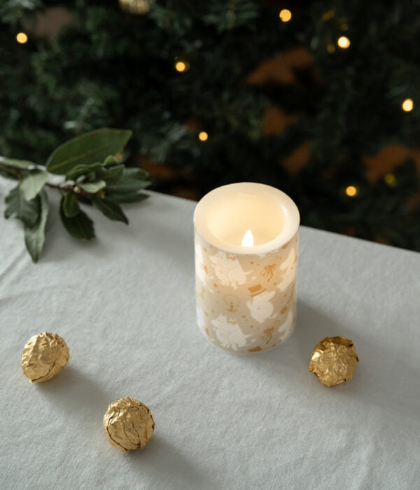 Moomin LED candle Sparkling stars 10cm – Muurla