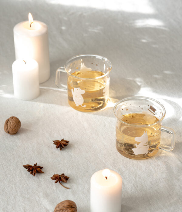 Moomin glass mug Sparkling stars 3,5dl – Muurla