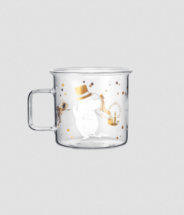 Moomin glass mug Sparkling stars 3,5dl – Muurla