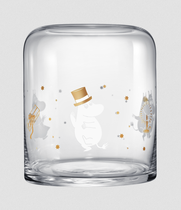 Moomin lantern Sparkling stars 18cm – Muurla