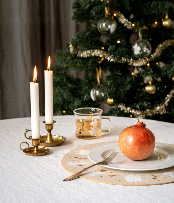 Moomin r-PET placemat Sparkling stars Ø38cm – Muurla