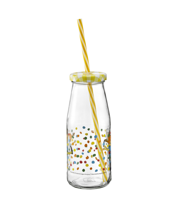 Pippi Langkous bottle with straw and lid Hoppsansa – Muurla
