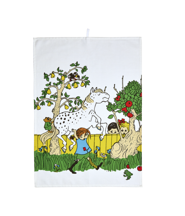 Theedoek Pippi Langkous "The Way Home" - Muurla