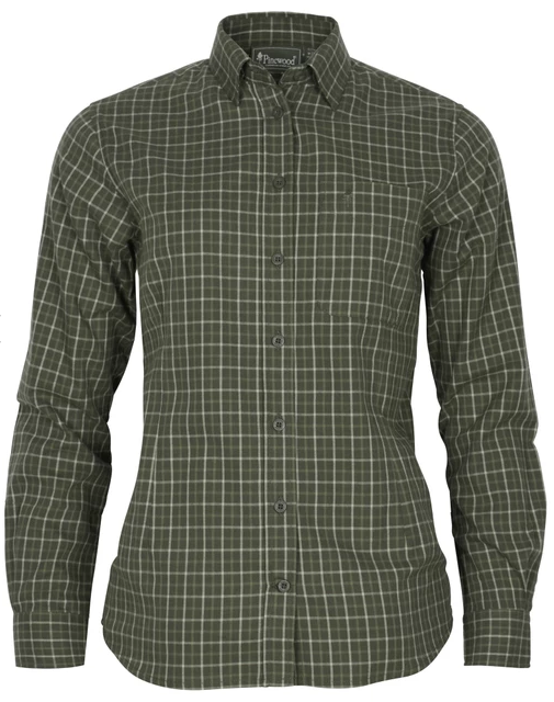 Nydala Grouse Shirt – Women - Mossgreen - Pinewood