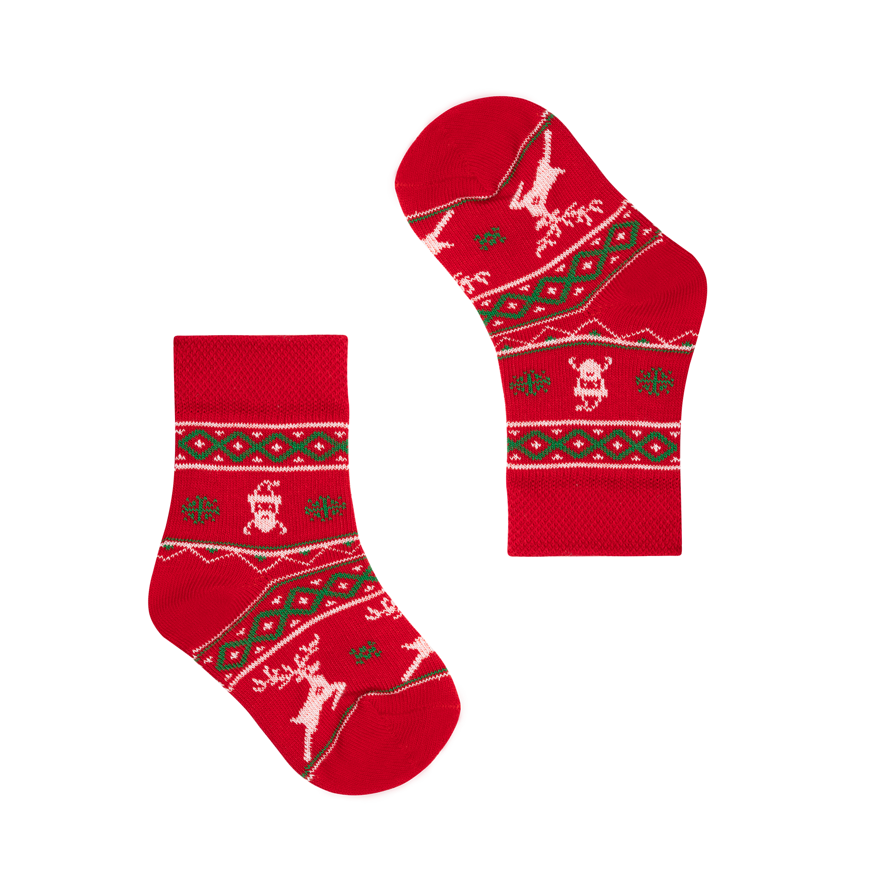 Elves & Reindeers Socks / Baby / Kids / Adult - Faves. Socks&Friends