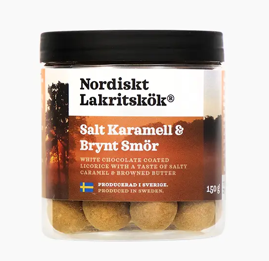 Salt karamell & Brynt smör - Nordiskt Lakritskök