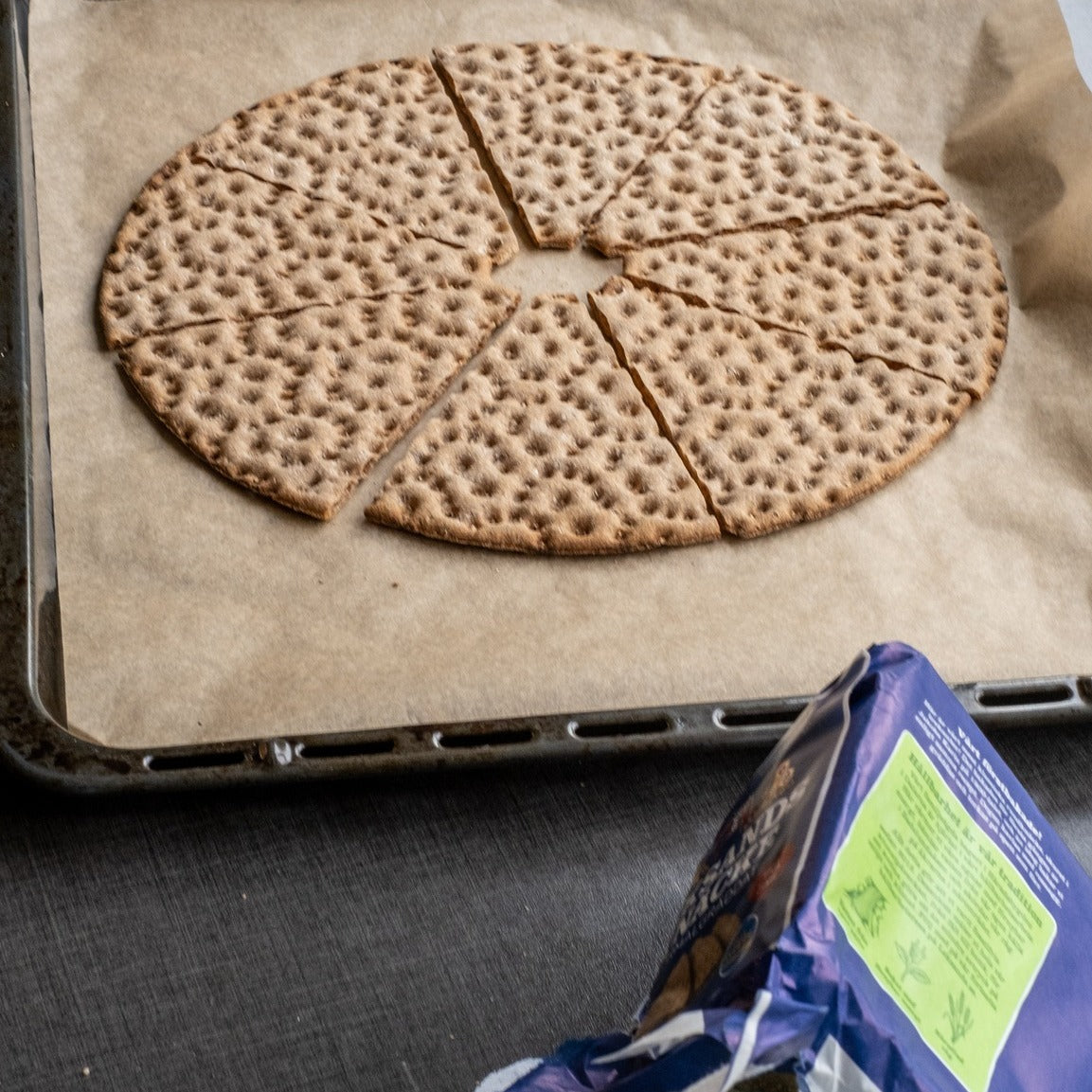 Blauw Driekant opberg blik Knäckebröd – Leksands Knäckebröd