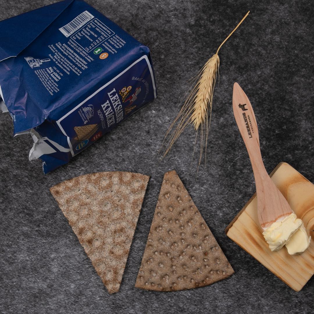Blauw Driekant opberg blik Knäckebröd – Leksands Knäckebröd
