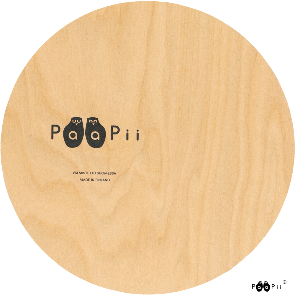 Onderzetter / COASTER Lingonberry Black 20cm – Paapii Design