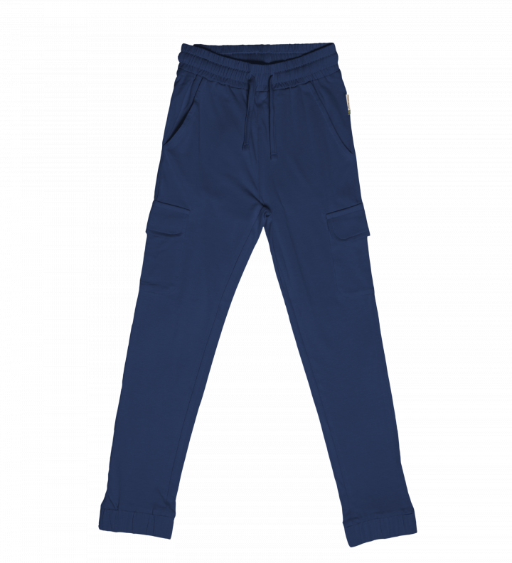 Broek / Pants Cargo Sweat NAVY - Maxomorra