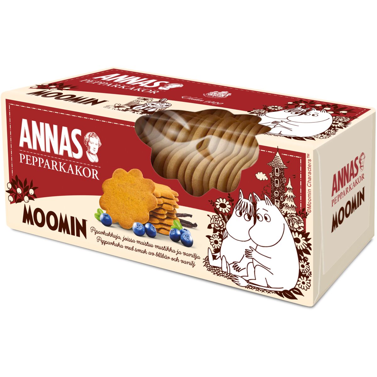 Pepparkakor Moomin Blåbär & Vanilj (Vegan) - Annas
