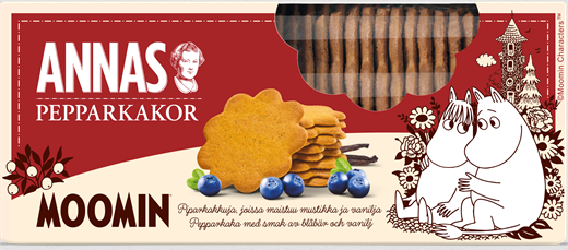 Pepparkakor Moomin Blåbär & Vanilj (Vegan) - Annas