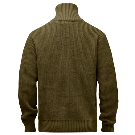 Philip Knitted Sweater - Men - Olive Green - Pinewood