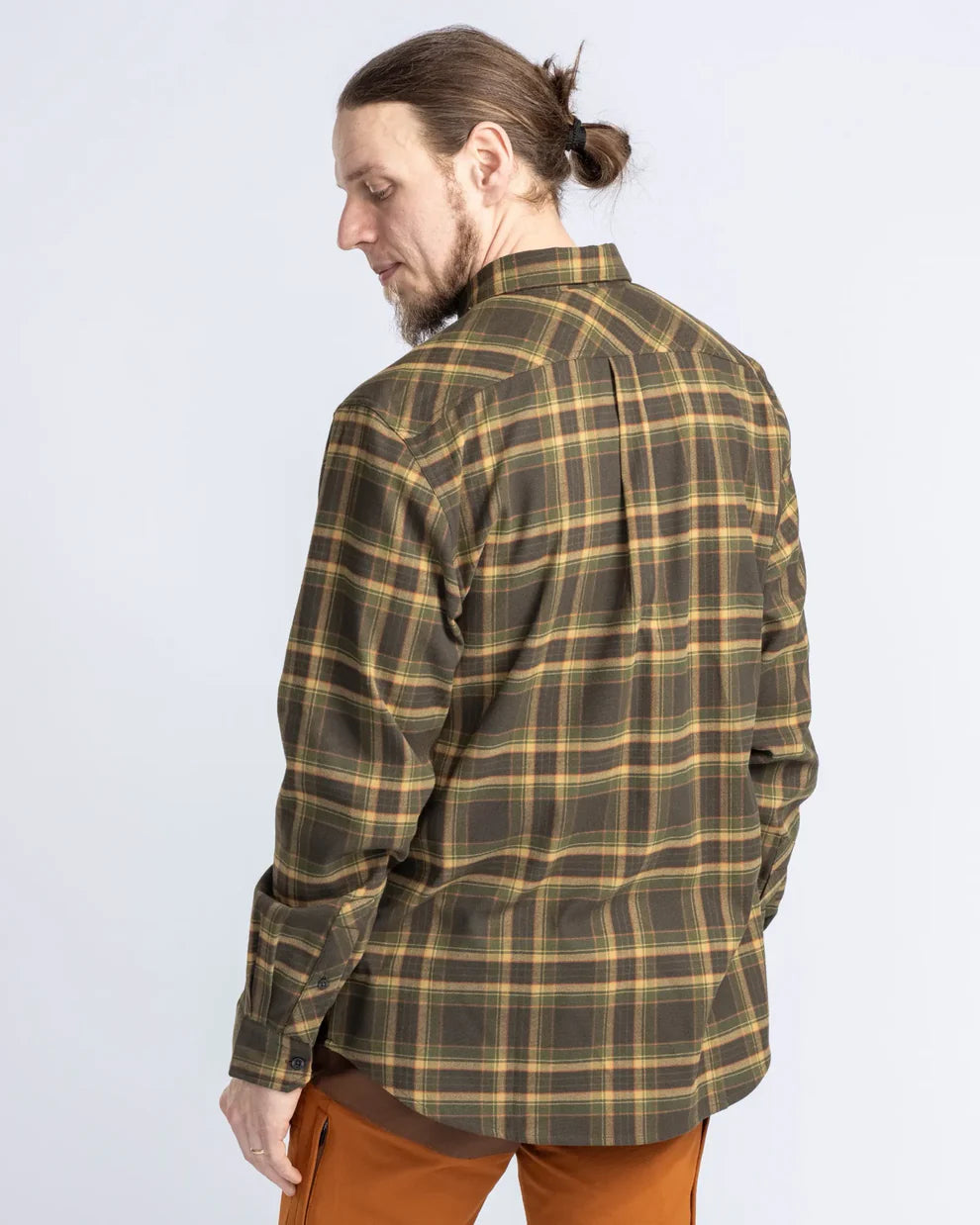 Abisko Hiking Flannel shirt - Men - Moss Green - Pinewood