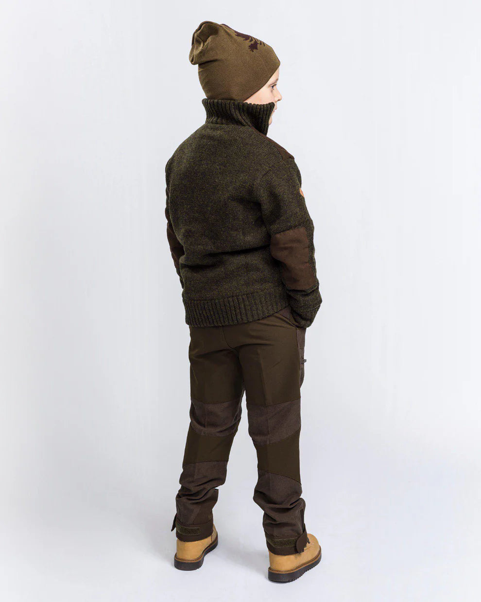 Trui / Jas Hurricane Sweater Wind stopper - Kids – Grey – Pinewood