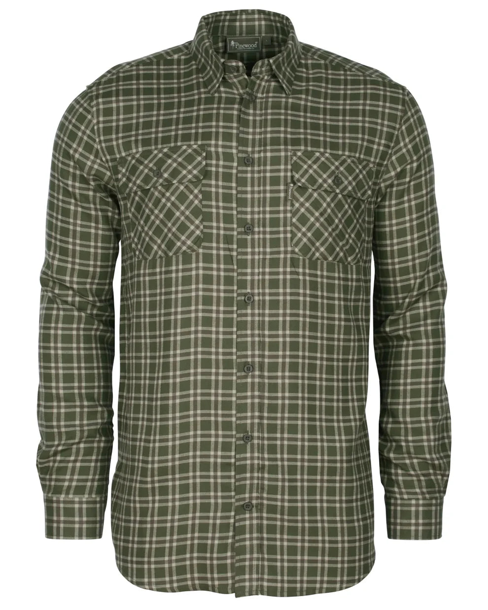 Lappland Wool shirt - Men - Moss Green - Pinewood