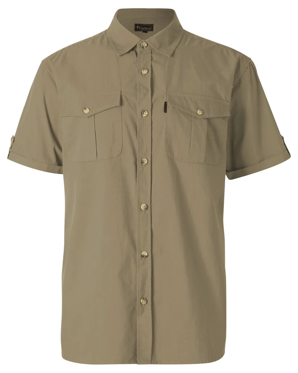 Safari S/S Shirt - Men - Sandstone - Pinewood