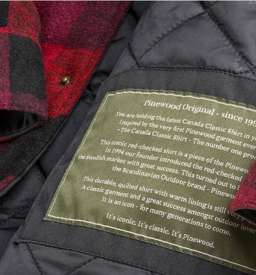 Shirt (Tussenjas) Canada Classic 2.0 met voering - Men - Red - Pinewood