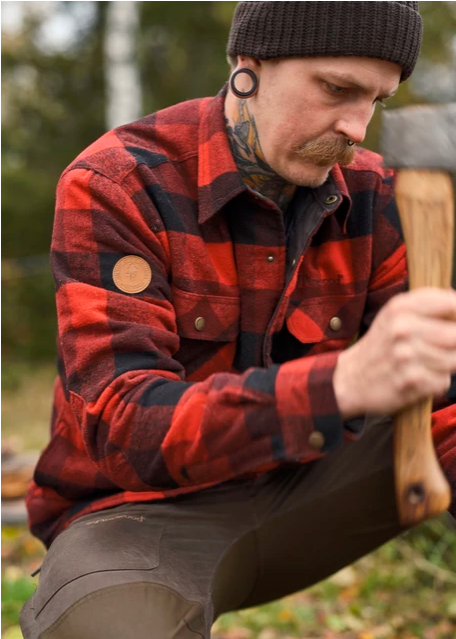 Shirt (Tussenjas) Canada Classic 2.0 met voering - Men - Red - Pinewood