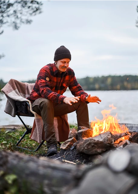 Shirt (Tussenjas) Canada Classic 2.0 met voering - Men - Red - Pinewood