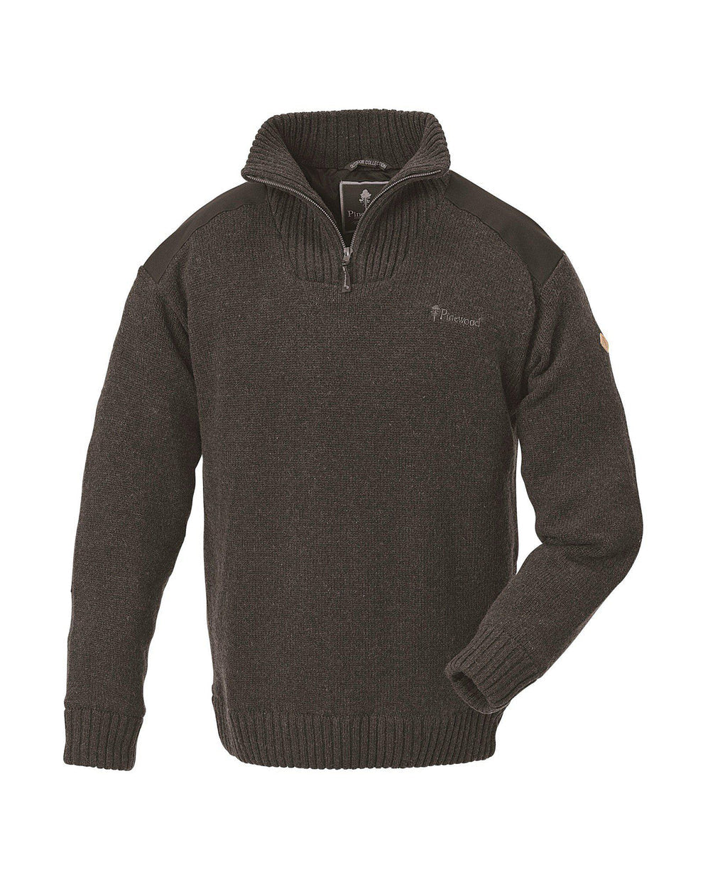 Hurricane Sweater Wind stopper - Men – Brown – Pinewood