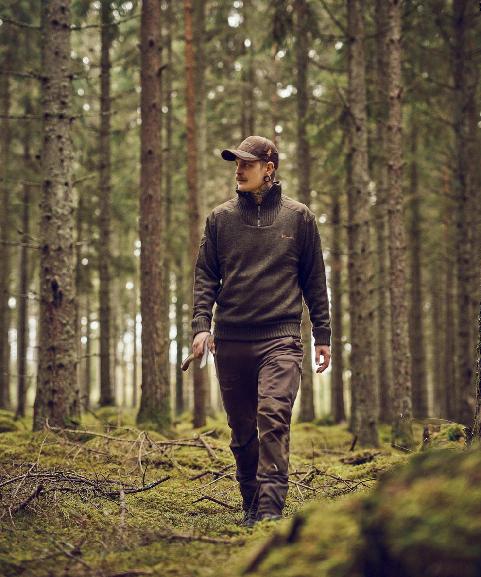 Hurricane Sweater Wind stopper - Men – Green – Pinewood