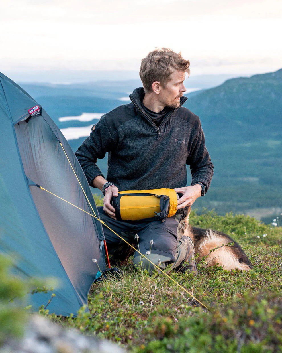 Hurricane Sweater Wind stopper - Men – Grey – Pinewood