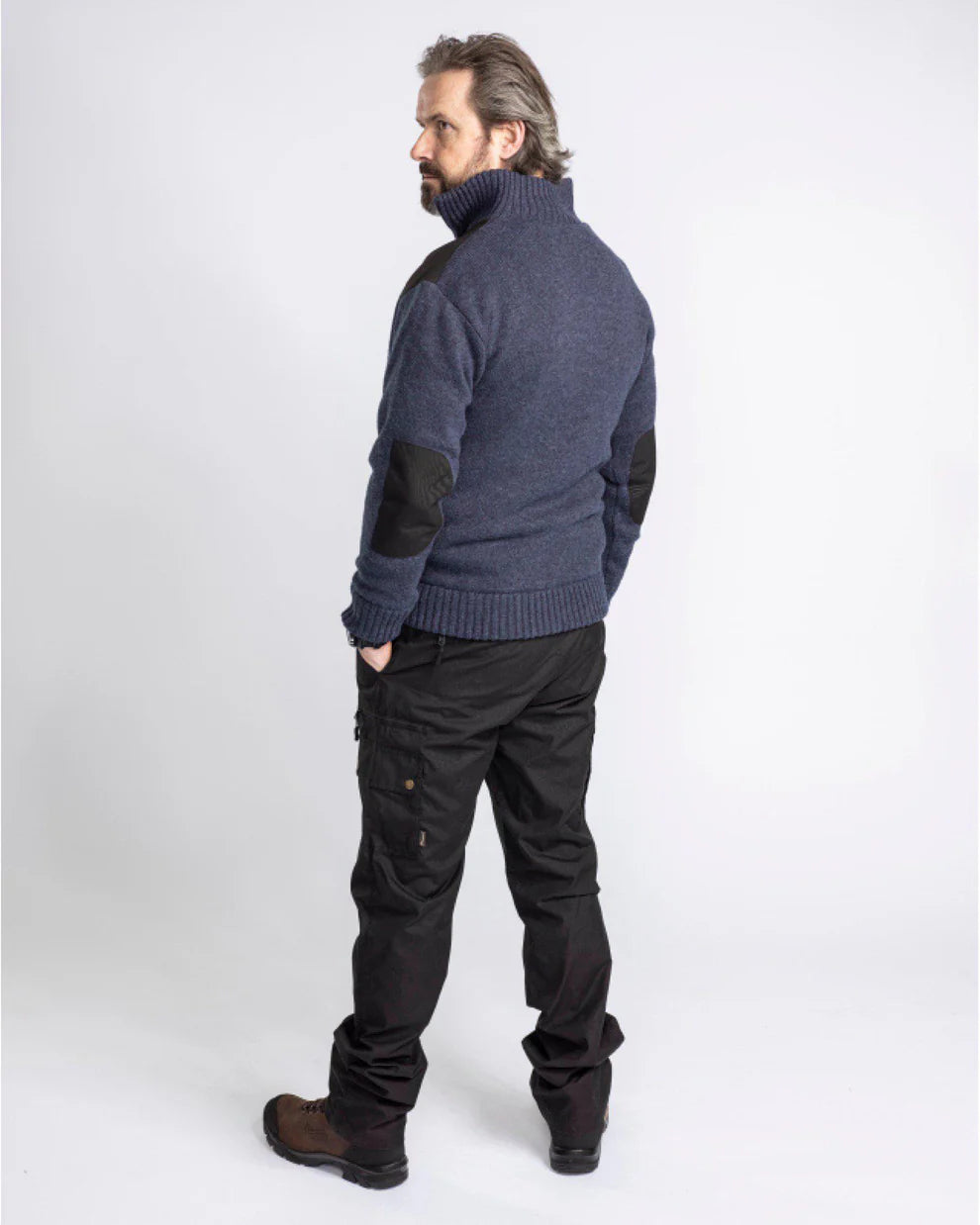 Hurricane Sweater Wind stopper - Men – Navy – Pinewood