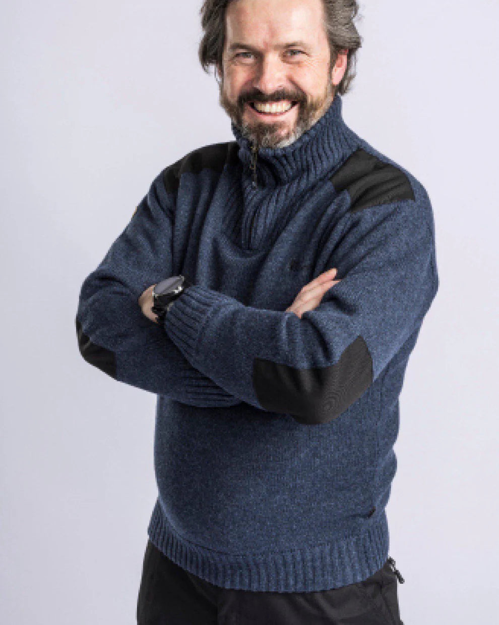 Hurricane Sweater Wind stopper - Men – Navy – Pinewood