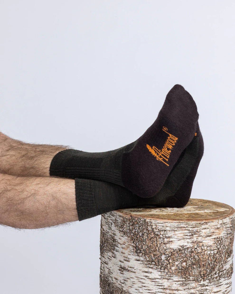 Trekking Merino Socks Green / Brown - Pinewood