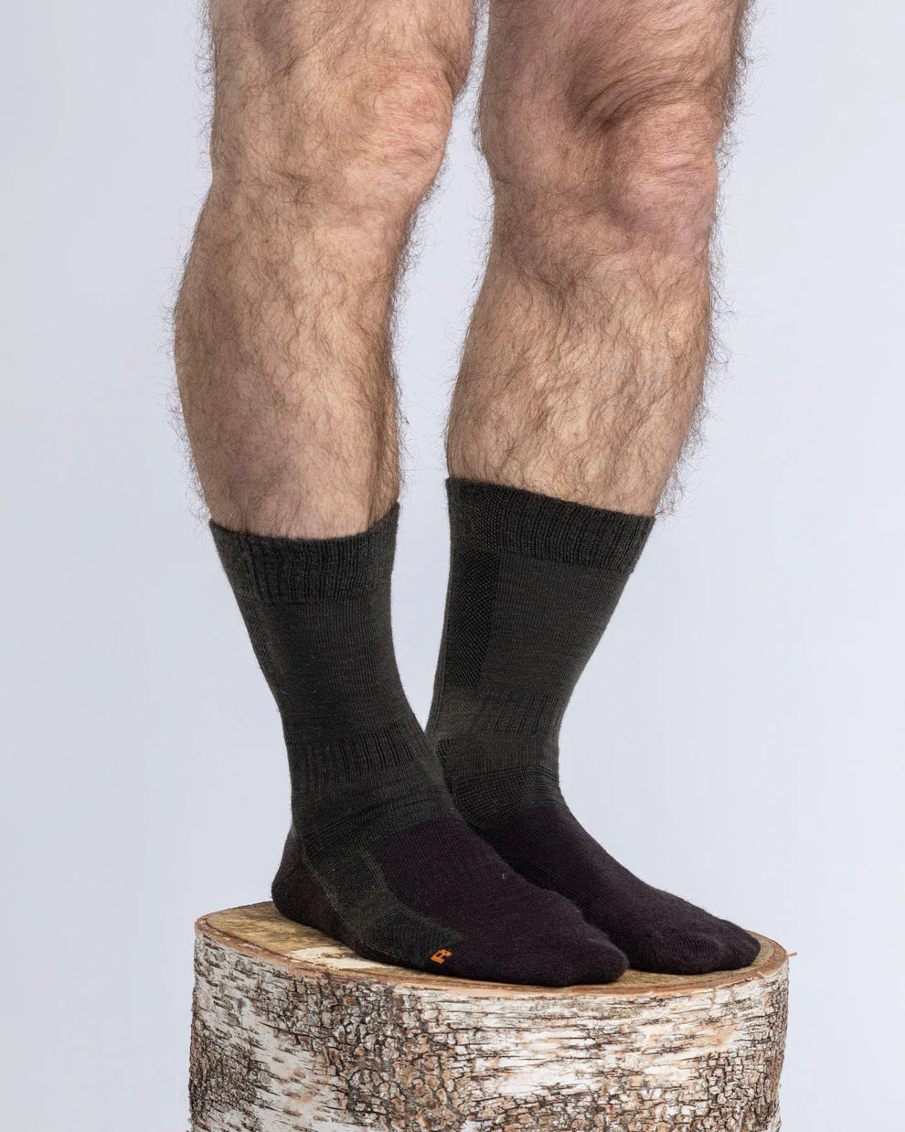 Trekking Merino Socks Green / Brown - Pinewood
