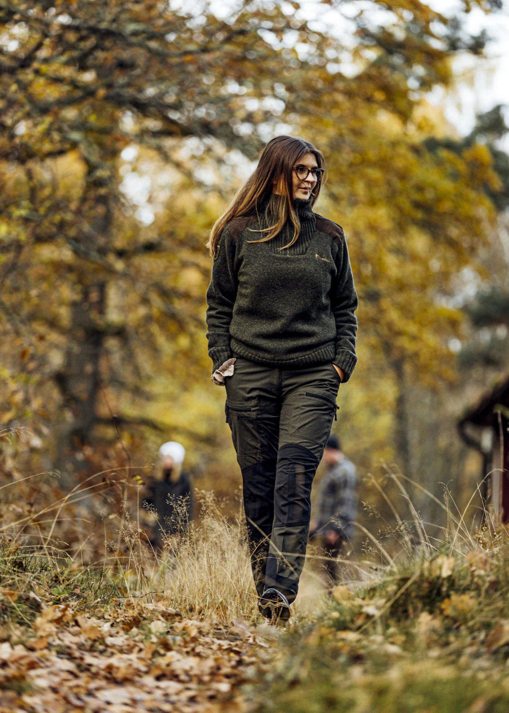 Hurricane Sweater Wind stopper - Women – Green – Pinewood